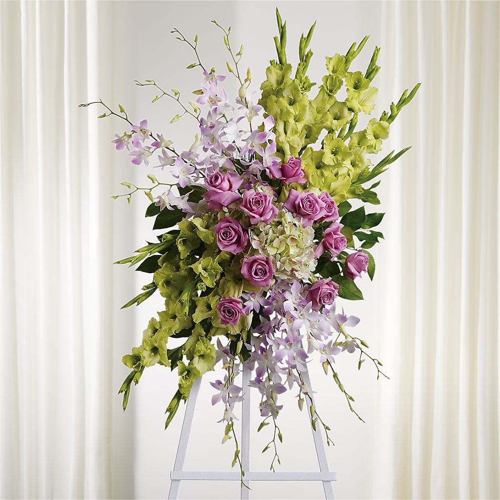 Lasting Legacy Standing Spray – All Season Floral Llc, Saranac Lake NY