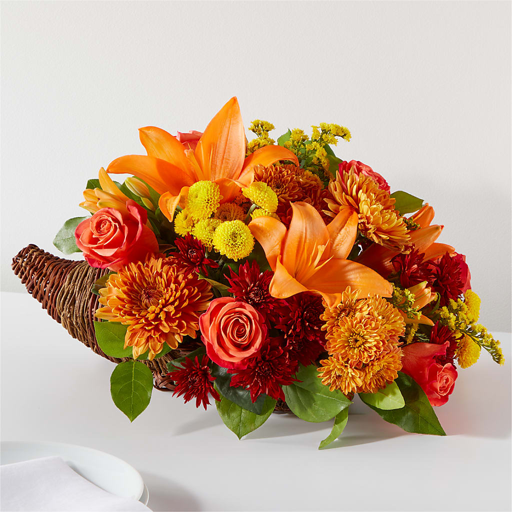Bouquet of Blessings Cornucopia – All Season Floral Llc, Saranac Lake NY