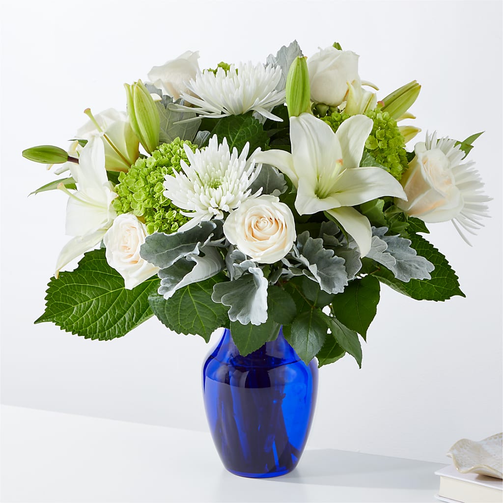 Snowy Dreams Bouquet – All Season Floral Llc, Saranac Lake NY