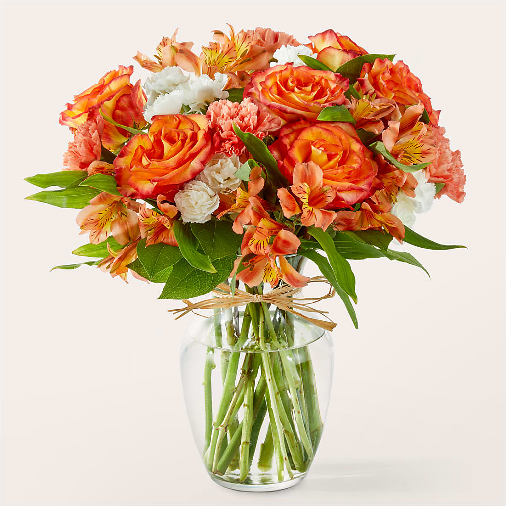 Apricot Glow Bouquet – All Season Floral Llc, Saranac Lake NY