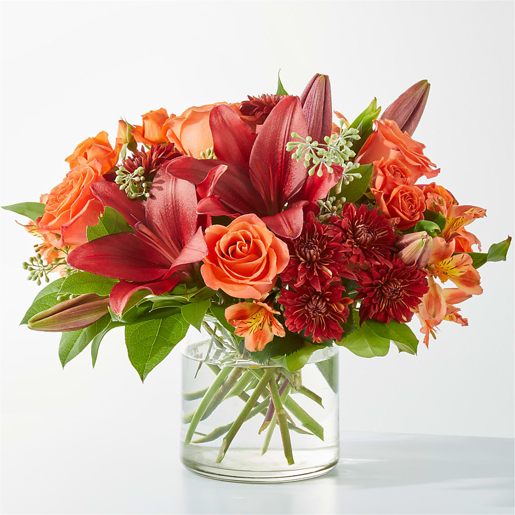 Crimson Leaves Bouquet – All Season Floral Llc, Saranac Lake NY