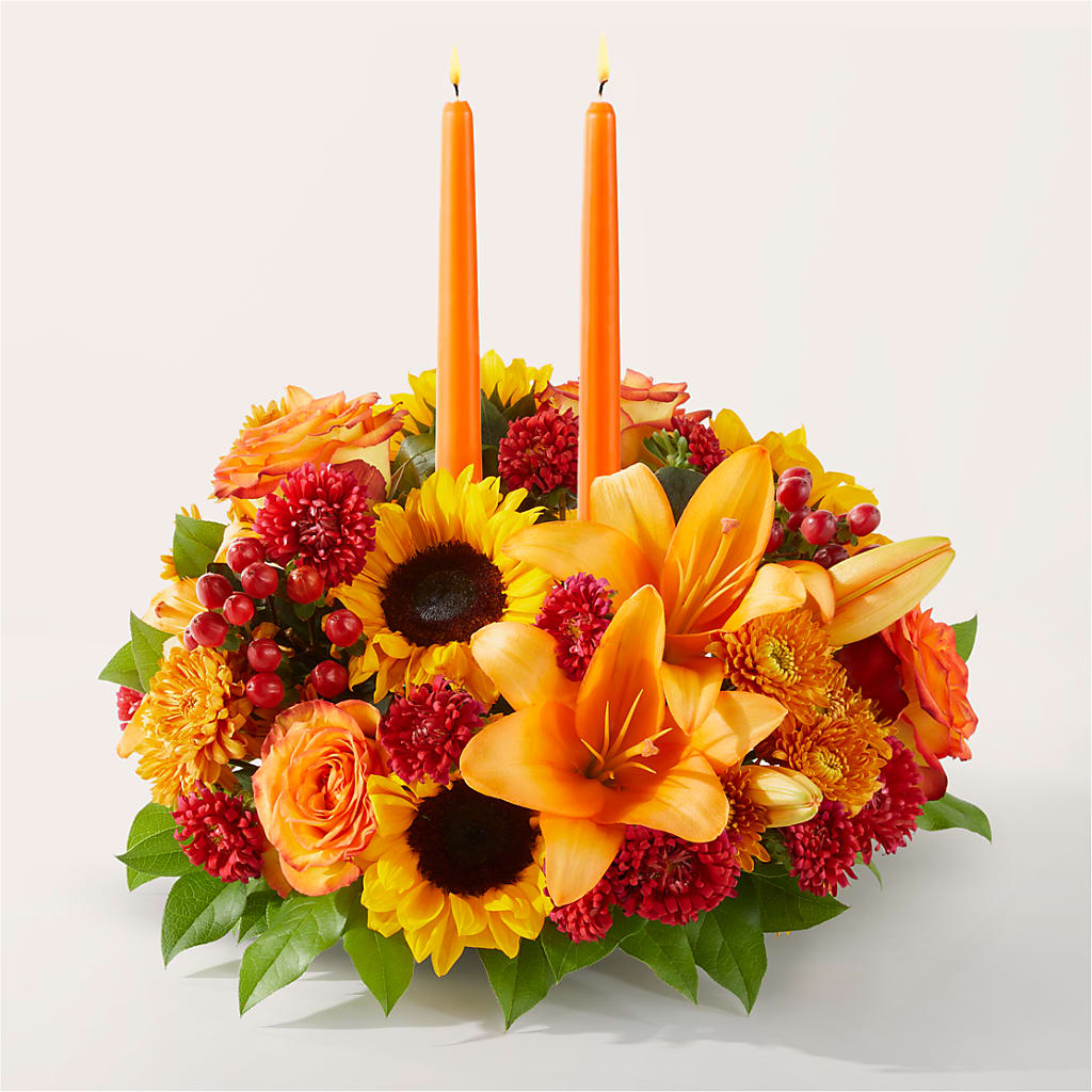 Grateful Centerpiece – All Season Floral Llc, Saranac Lake NY