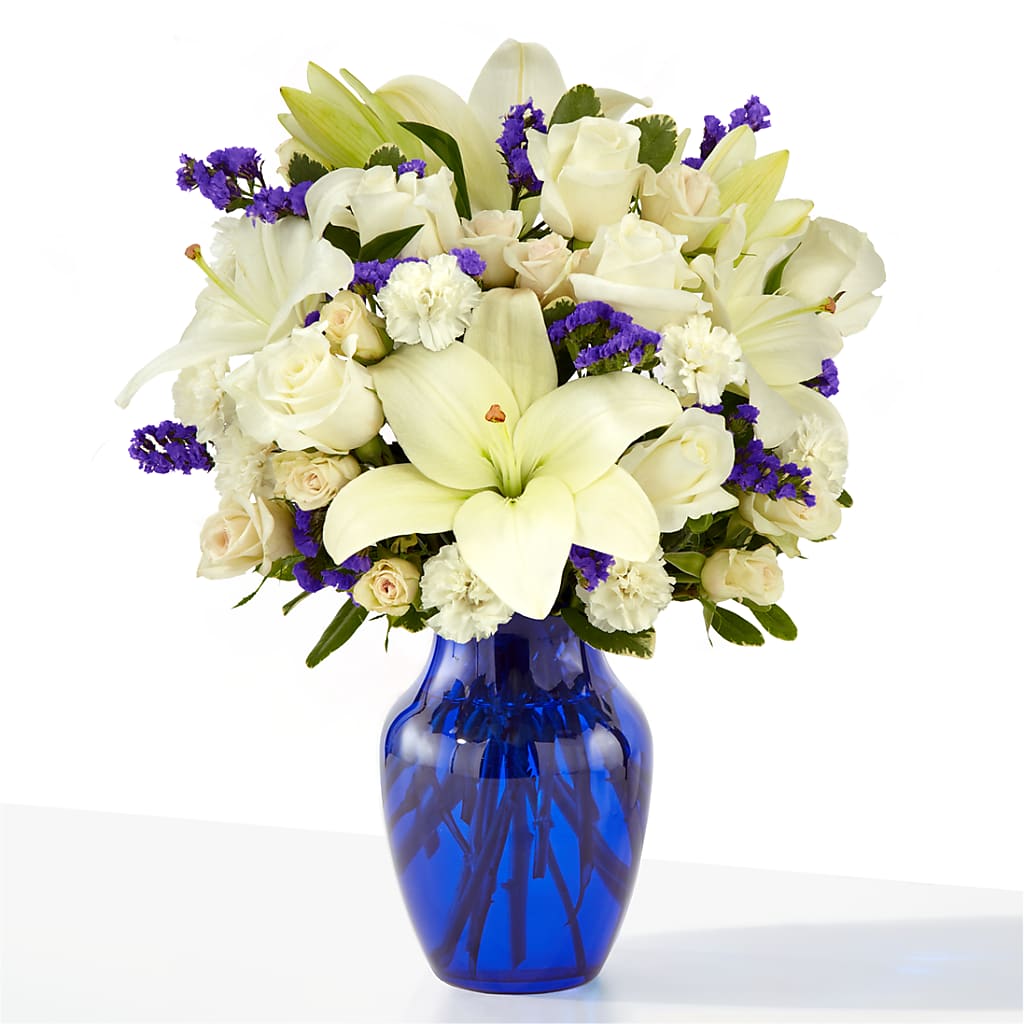 Sapphire Rush Bouquet – All Season Floral Llc, Saranac Lake NY