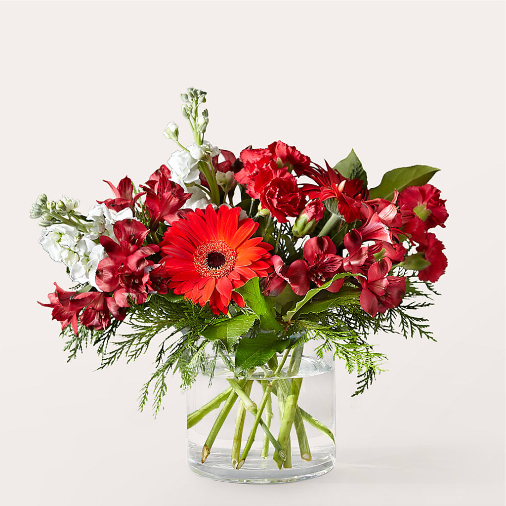 Holidaisy Bouquet – All Season Floral Llc, Saranac Lake NY
