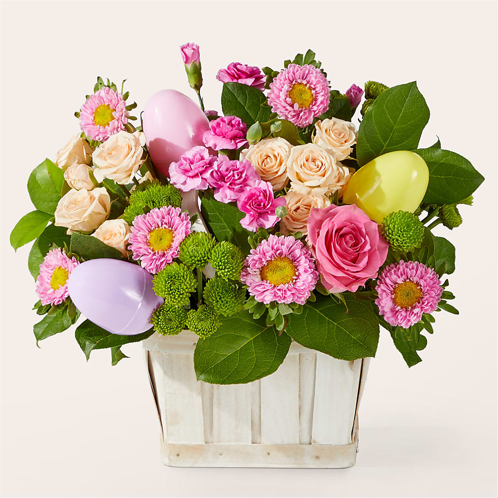 Get Eggcited Basket – All Season Floral Llc, Saranac Lake NY