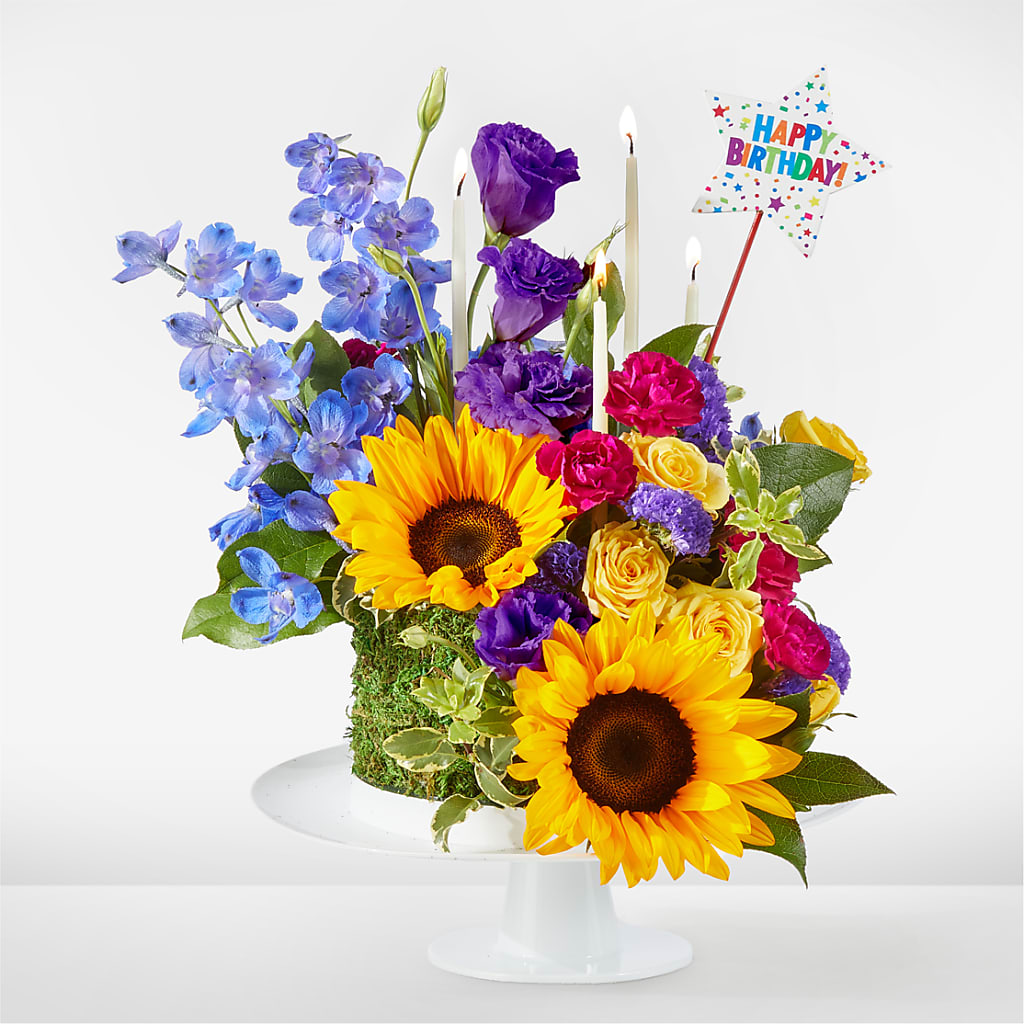 Star of the Day Floral Cake – All Season Floral Llc, Saranac Lake NY