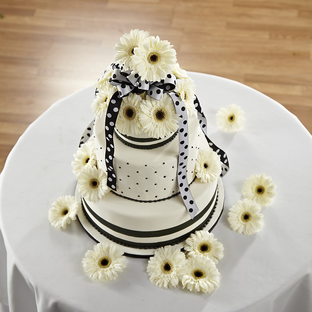 Simple Sophistication Cake Décor – All Season Floral Llc, Saranac Lake NY