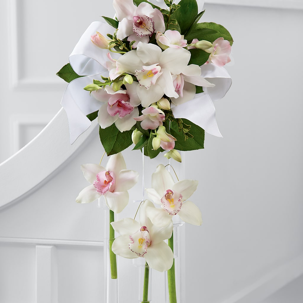 Perfect Entrance Pew Arrangement – All Season Floral Llc, Saranac Lake NY