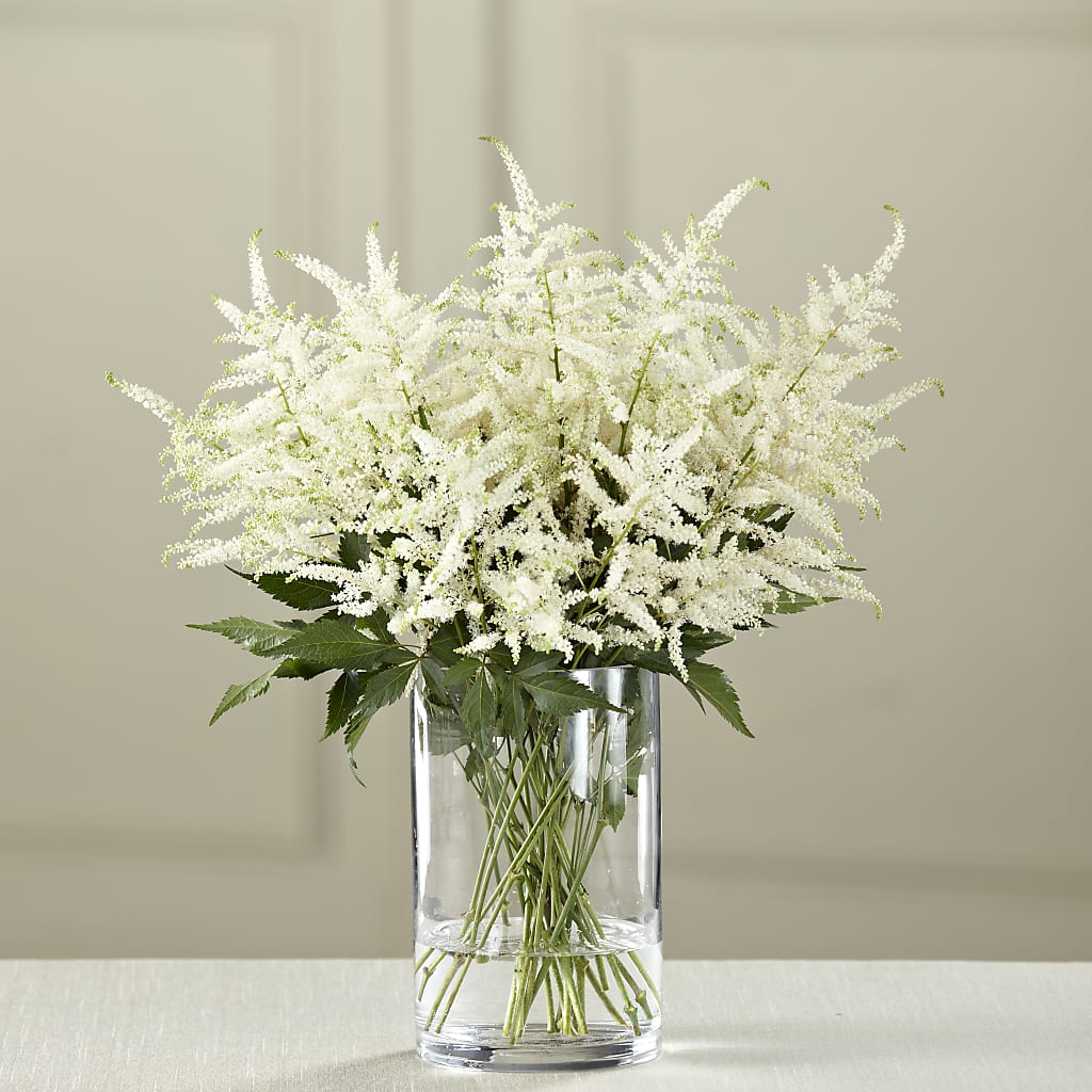 White Astilbe Bouquet – All Season Floral Llc, Saranac Lake NY