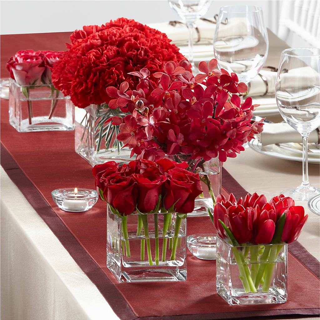 Modern Grace Centerpiece – All Season Floral Llc, Saranac Lake NY