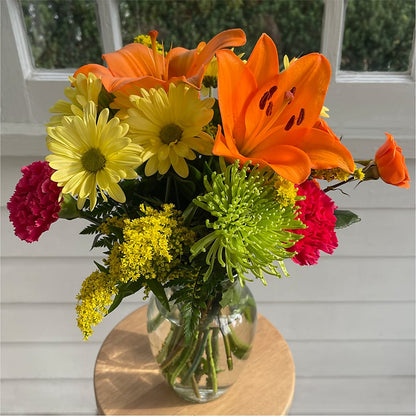 Bold & Bright – A Florist Original –  All Season Floral Llc, Saranac Lake NY