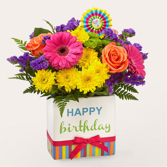 Birthday Brights Bouquet –  All Season Floral Llc, Saranac Lake NY