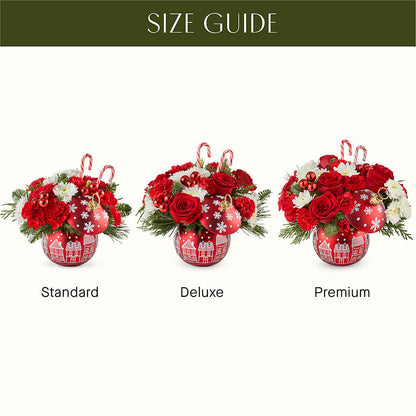 Cheer in the Air Ornament –  All Season Floral Llc, Saranac Lake NY