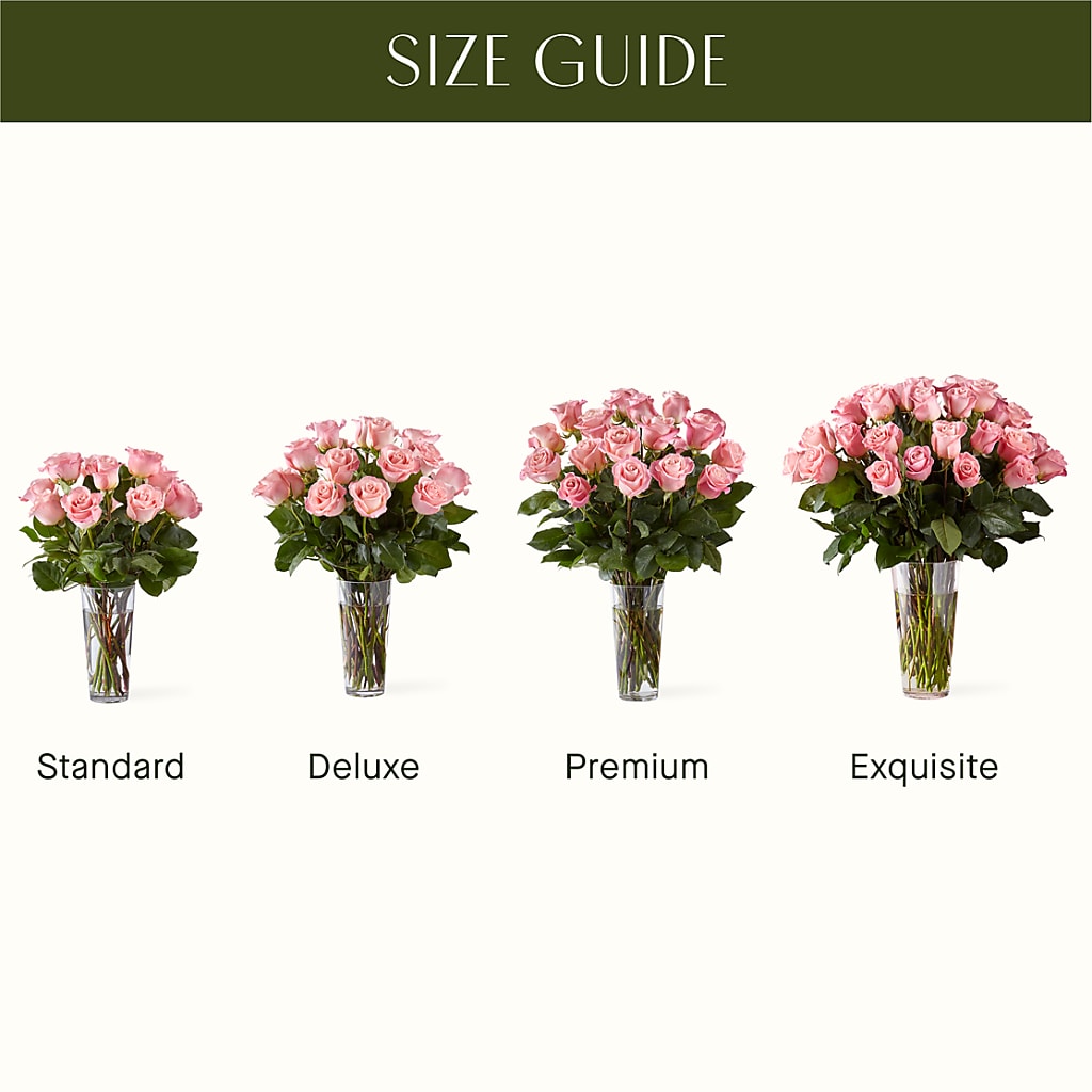 Long Stem Pink Rose Bouquet –  All Season Floral Llc, Saranac Lake NY