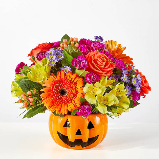 Tricks & Treats Pumpkin –  All Season Floral Llc, Saranac Lake NY