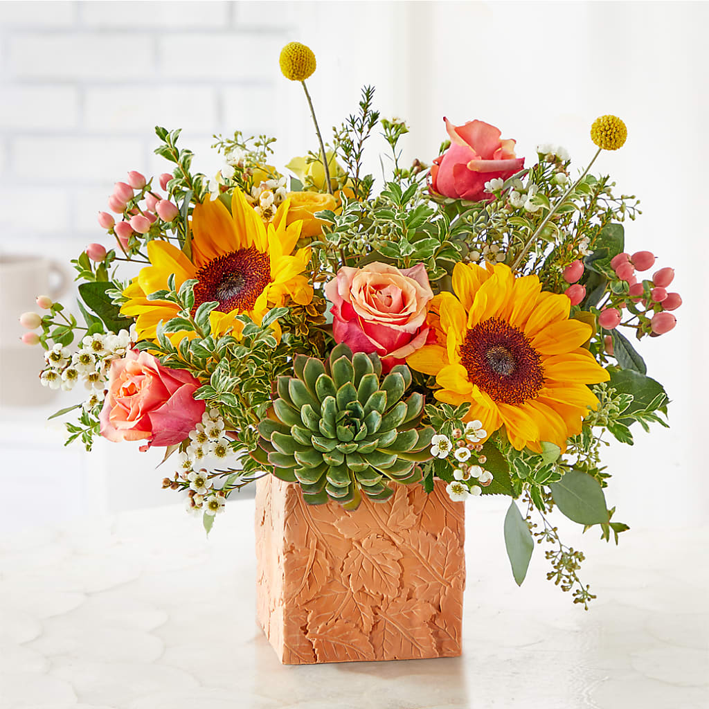 Sunflower Season Bouquet –  All Season Floral Llc, Saranac Lake NY