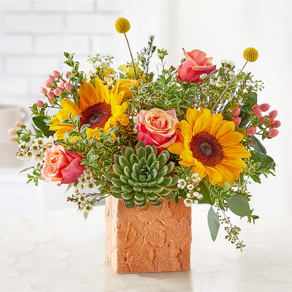 Sunflower Season Bouquet –  All Season Floral Llc, Saranac Lake NY