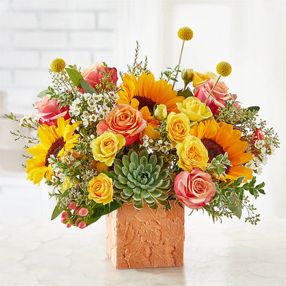 Sunflower Season Bouquet –  All Season Floral Llc, Saranac Lake NY
