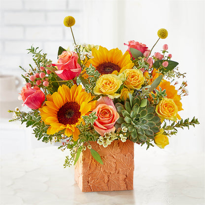 Sunflower Season Bouquet –  All Season Floral Llc, Saranac Lake NY