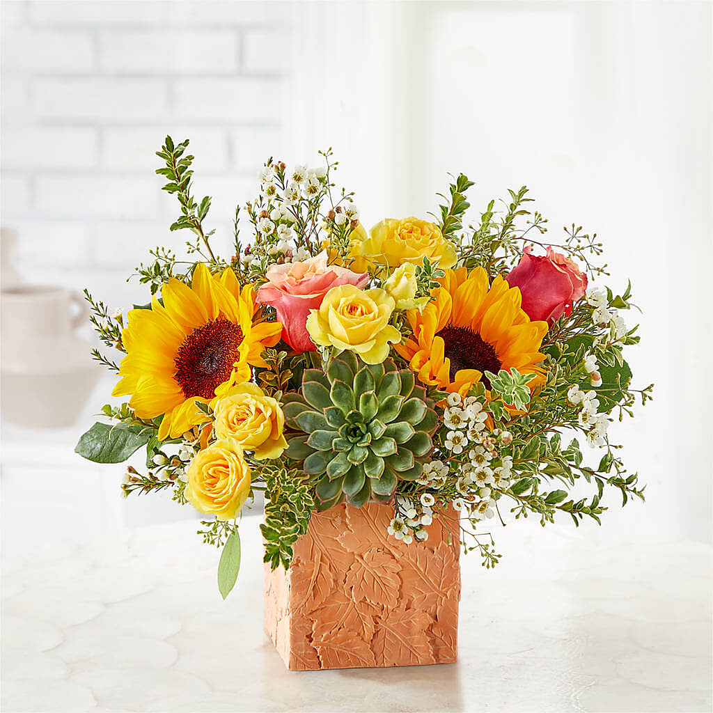 Sunflower Season Bouquet –  All Season Floral Llc, Saranac Lake NY