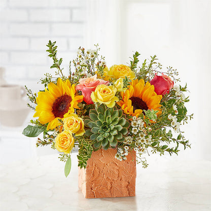Sunflower Season Bouquet –  All Season Floral Llc, Saranac Lake NY