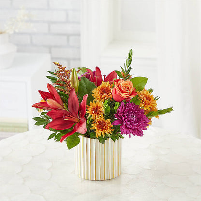 Burgundy Landscape Bouquet –  All Season Floral Llc, Saranac Lake NY