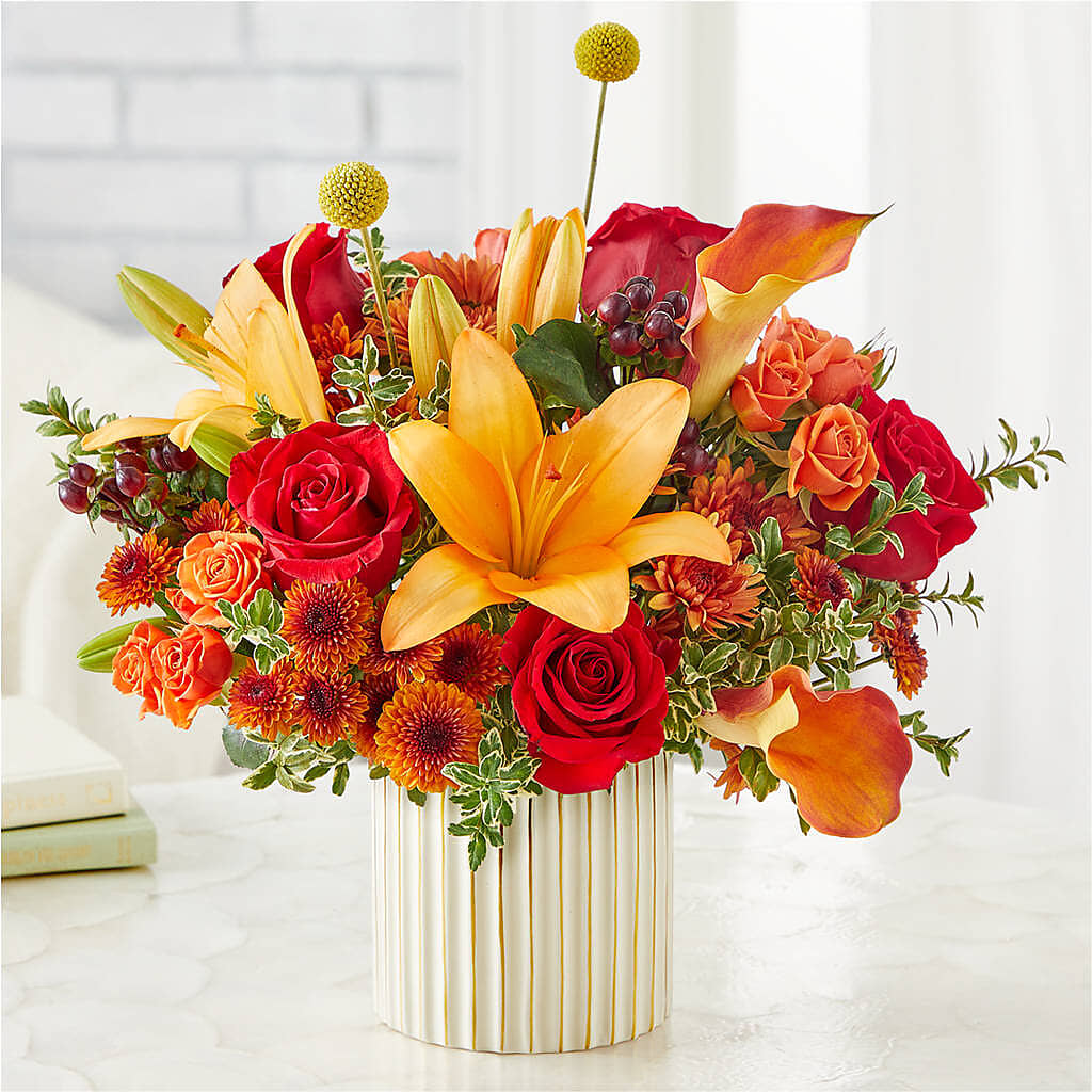 Scarlet Skies Bouquet –  All Season Floral Llc, Saranac Lake NY