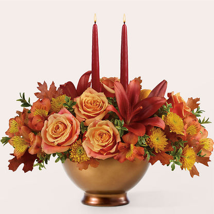 Harvest Table Centerpiece –  All Season Floral Llc, Saranac Lake NY
