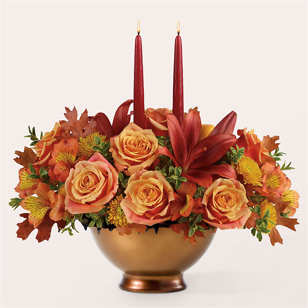 Harvest Table Centerpiece –  All Season Floral Llc, Saranac Lake NY