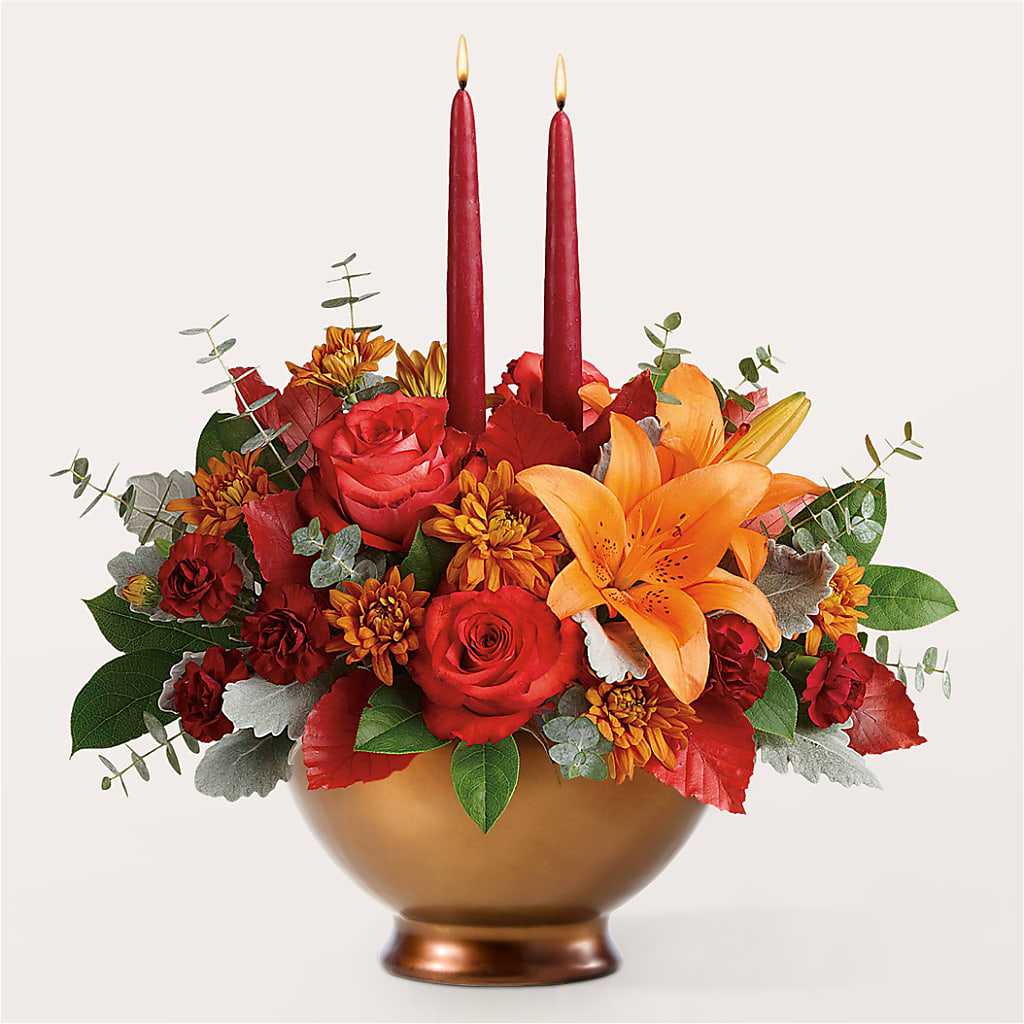 Fruits of Fall Centerpiece –  All Season Floral Llc, Saranac Lake NY