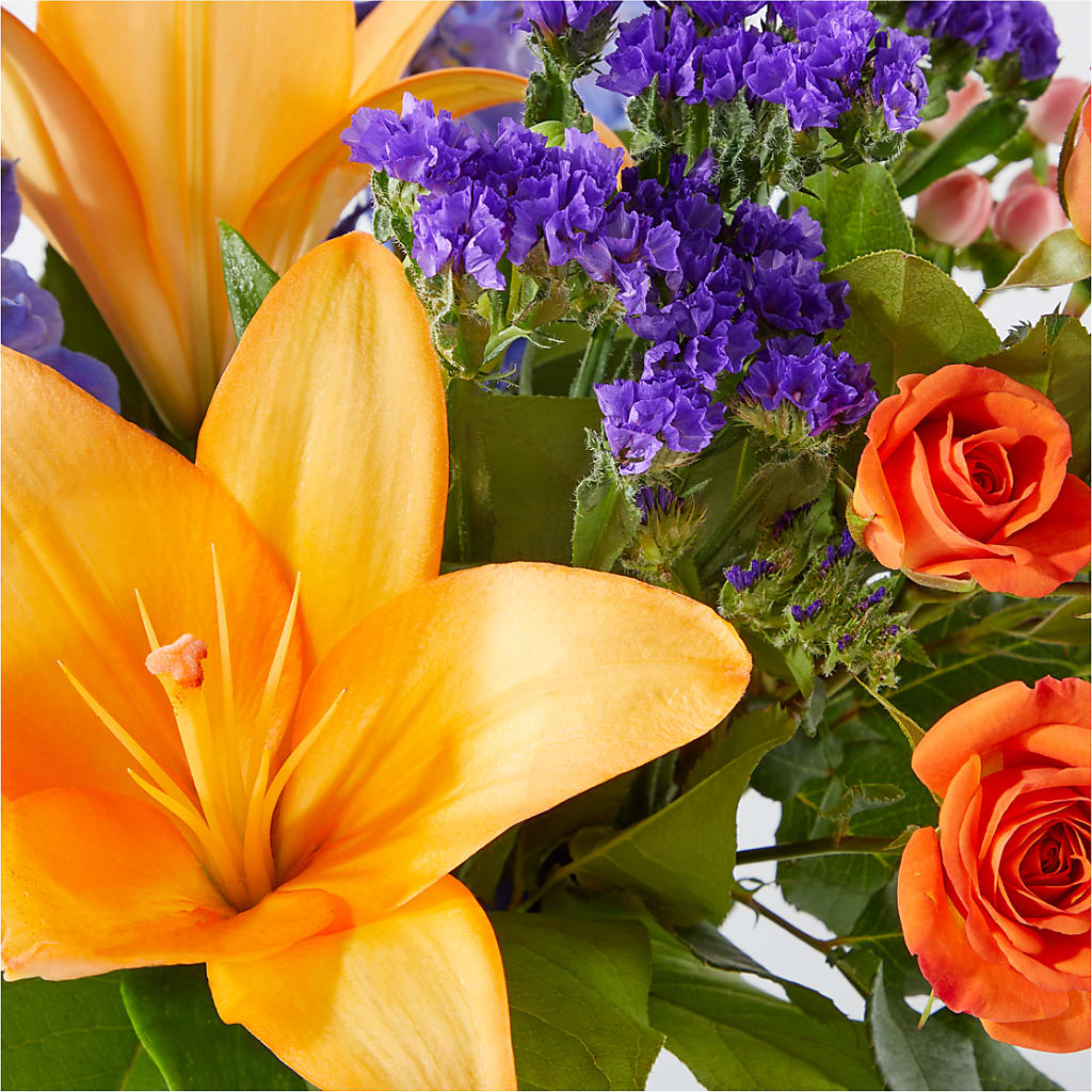 Radiant Citrus Bouquet –  All Season Floral Llc, Saranac Lake NY