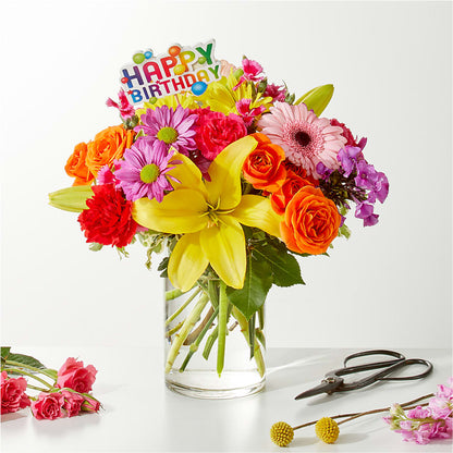 Cue the Confetti - A Florist Original –  All Season Floral Llc, Saranac Lake NY