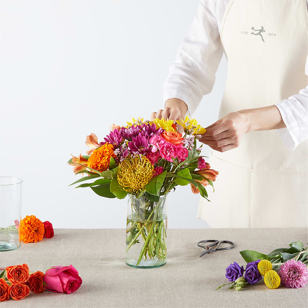 Feast of Color – A Florist Original –  All Season Floral Llc, Saranac Lake NY