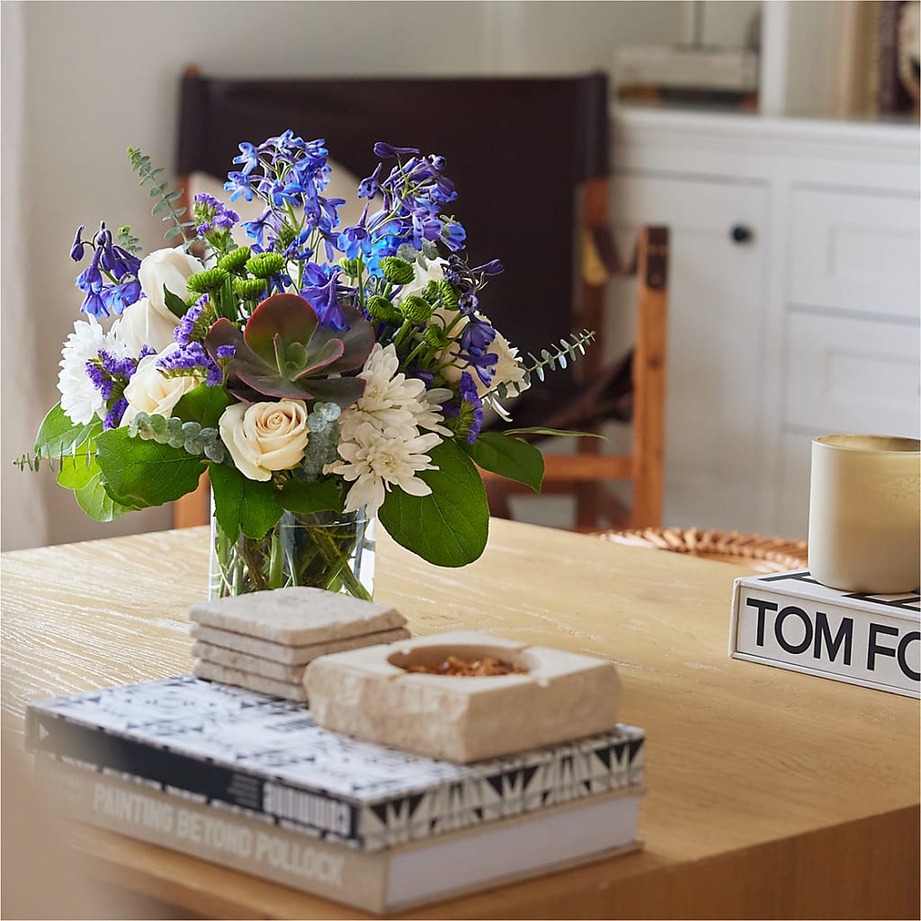 Cerulean Waves Bouquet –  All Season Floral Llc, Saranac Lake NY