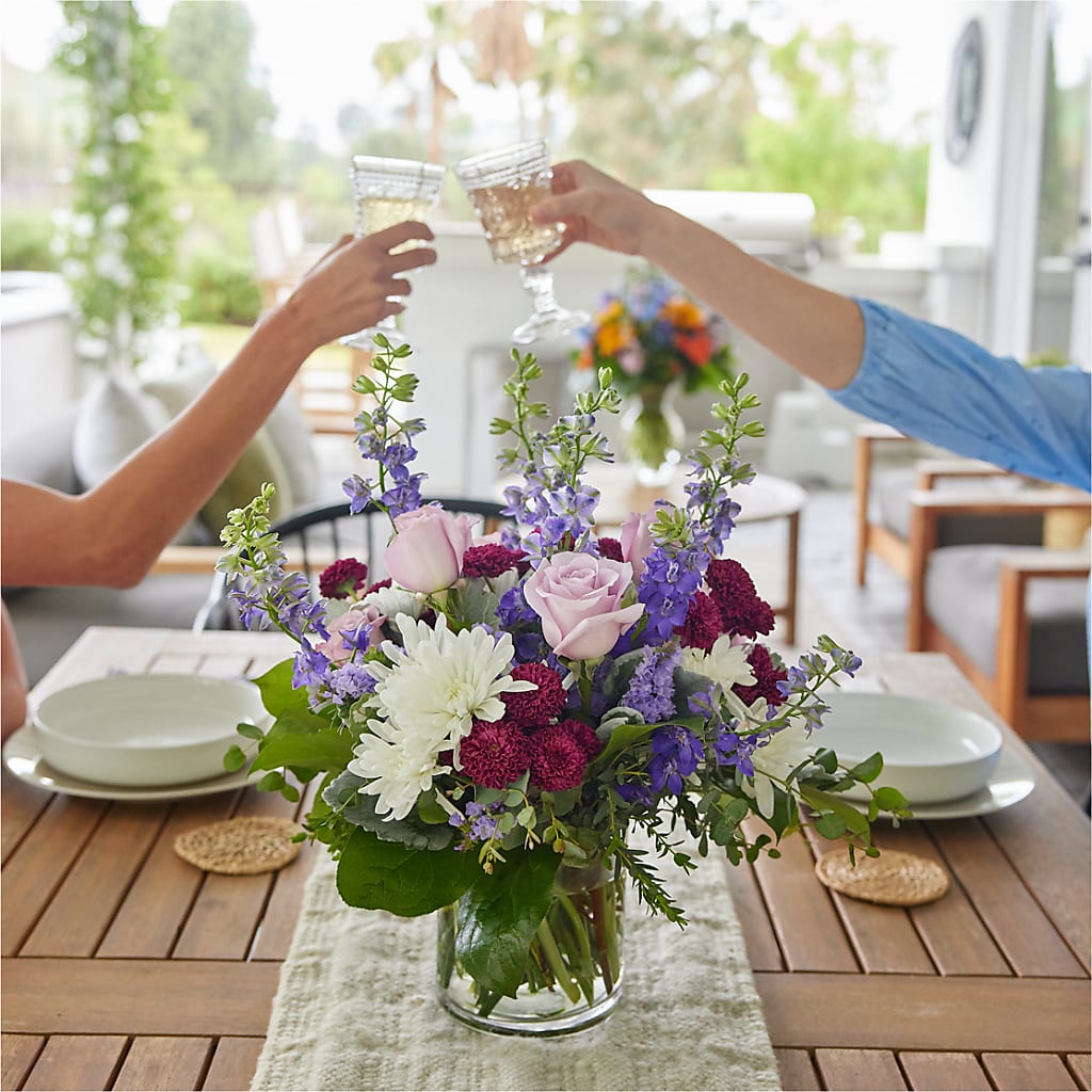 Violet Frost Bouquet –  All Season Floral Llc, Saranac Lake NY