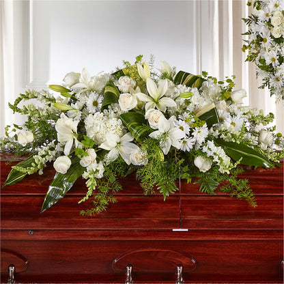Abundance Casket Spray –  All Season Floral Llc, Saranac Lake NY