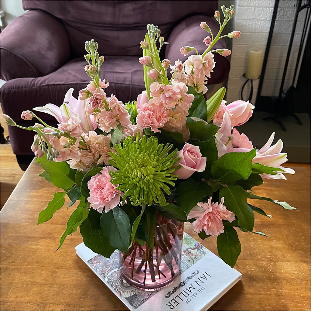 Pretty in Pink Bouquet –  All Season Floral Llc, Saranac Lake NY