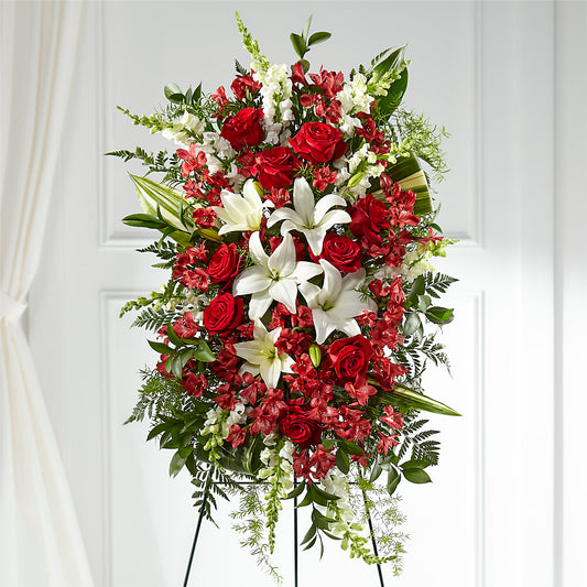 Everlasting Memory Standing Spray –  All Season Floral Llc, Saranac Lake NY