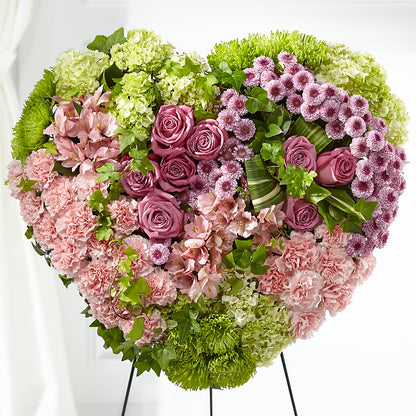 Heartwarming Standing Heart –  All Season Floral Llc, Saranac Lake NY