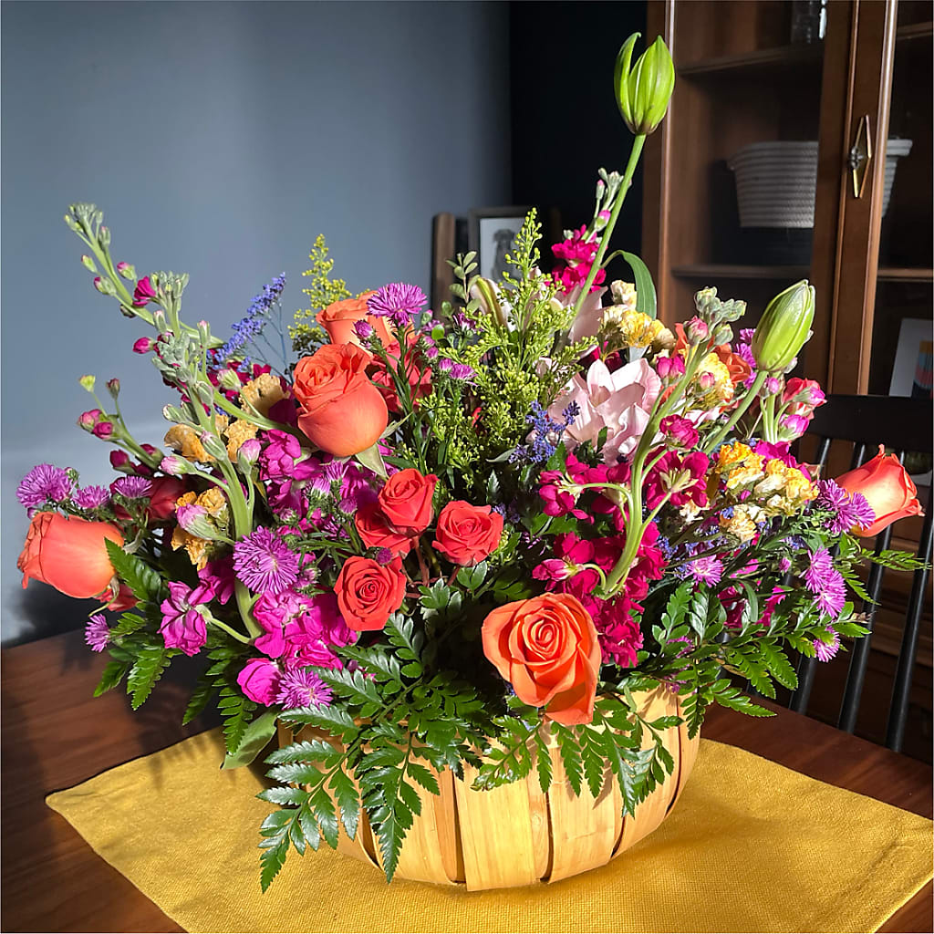 Garden of Life Basket –  All Season Floral Llc, Saranac Lake NY