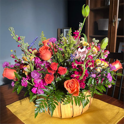 Garden of Life Basket –  All Season Floral Llc, Saranac Lake NY