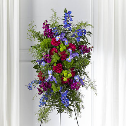 Heavenly Skies Standing Spray –  All Season Floral Llc, Saranac Lake NY