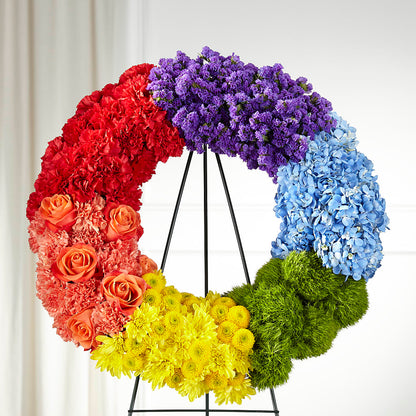 Circle of Love Wreath –  All Season Floral Llc, Saranac Lake NY
