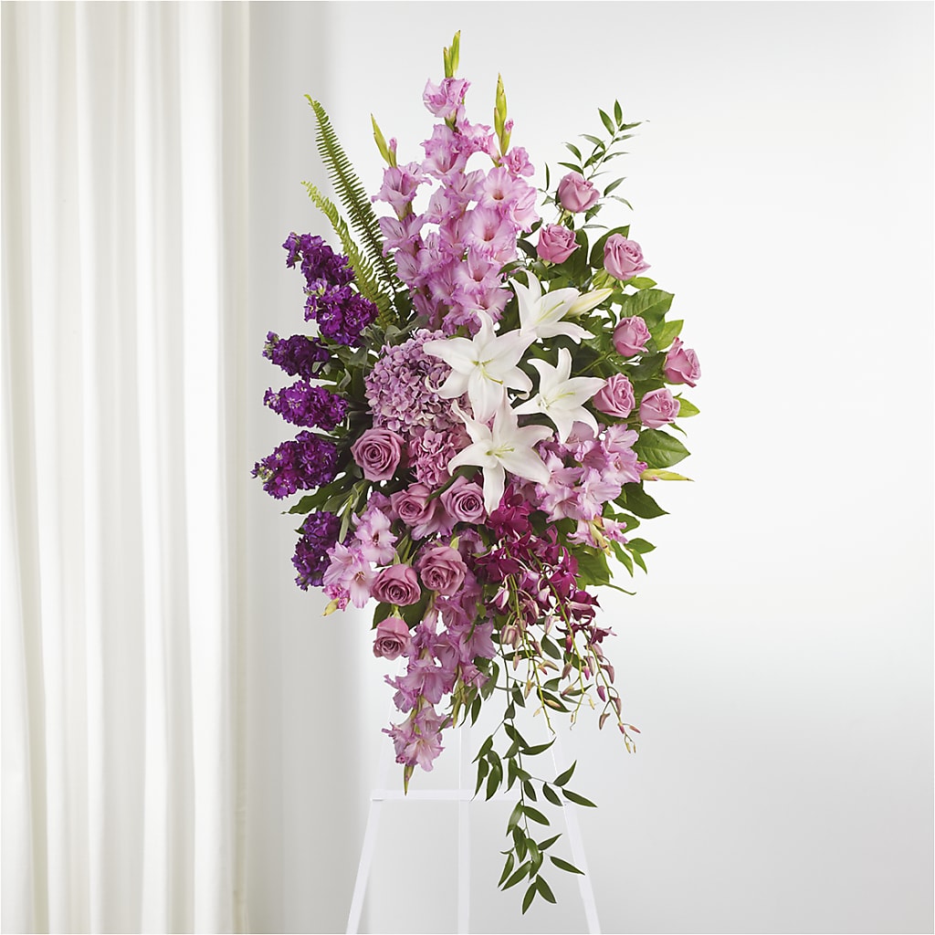 Never Alone Standing Spray –  All Season Floral Llc, Saranac Lake NY