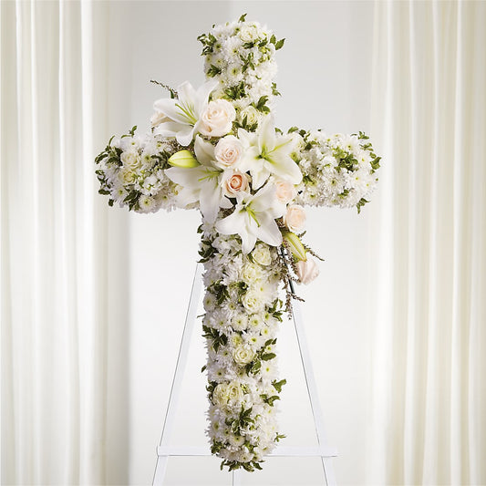 Spiritual Guidance Standing Spray –  All Season Floral Llc, Saranac Lake NY