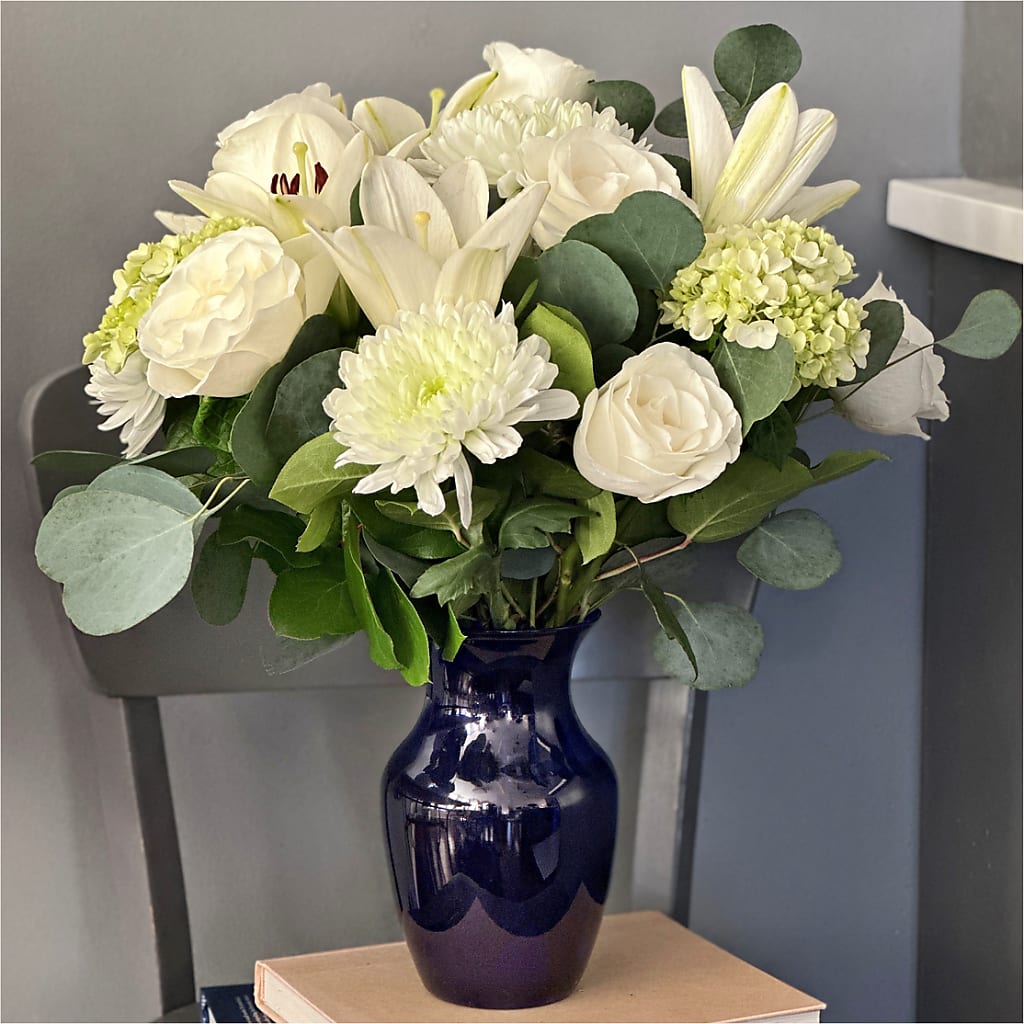 Snowy Dreams Bouquet –  All Season Floral Llc, Saranac Lake NY