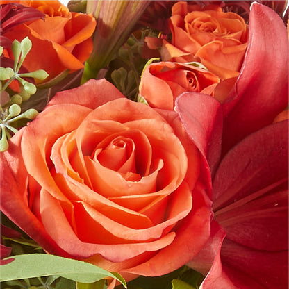 Crimson Leaves Bouquet –  All Season Floral Llc, Saranac Lake NY