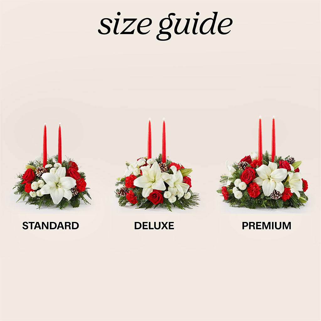 Seasonal Festivities Centerpiece –  All Season Floral Llc, Saranac Lake NY