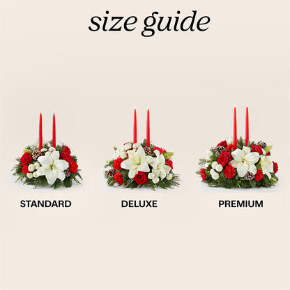 Seasonal Festivities Centerpiece –  All Season Floral Llc, Saranac Lake NY