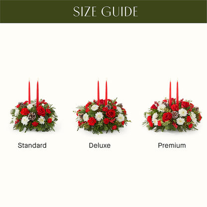 Holiday Soiree Centerpiece –  All Season Floral Llc, Saranac Lake NY